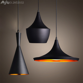 JW New Pendant Light Vintage Modern LED Pendant Lamp E27 Base Edison Bulb Home Lighting Fixture Art Deco Designer Light Lustre